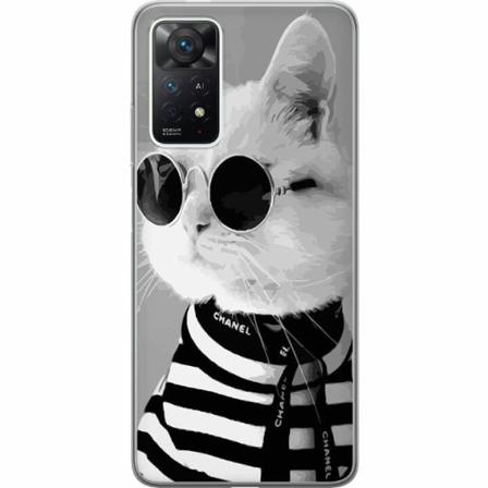 Xiaomi Redmi Note 11 Pro Mjukt Skal - Fancy Cat