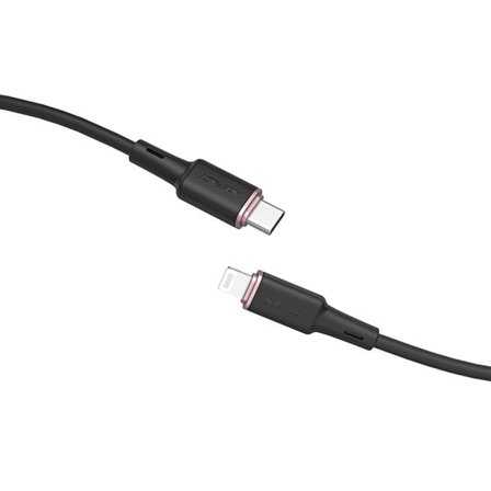 Acefast-kabel MFI USB Type C - Lightning 1,2 m, 30 W, 3 A svart (C2-01 svart)
