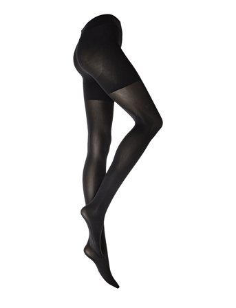 Wolford Tummy 66 Control Top Tights - Black - XL