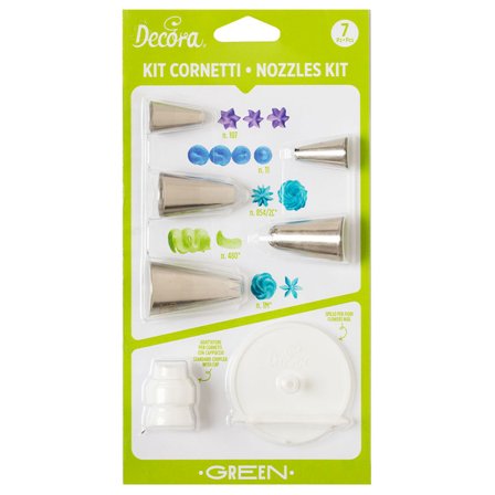 Spritsset Silver/Vit 7-pack