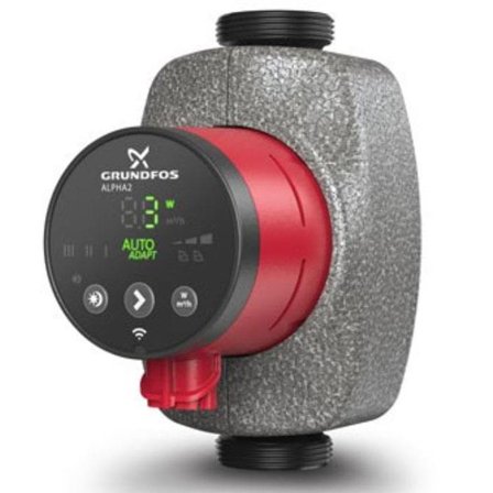 Grundfos Alpha2 25-60 180 Cirkulationspumpe, Vand