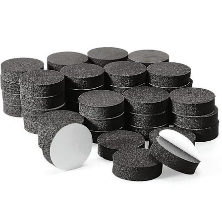 48 st Plantkrukafötter, Höjningsunderlägg i Naturligt Gummi, Osynliga Krukfötter för Tunga Utomhusväxter