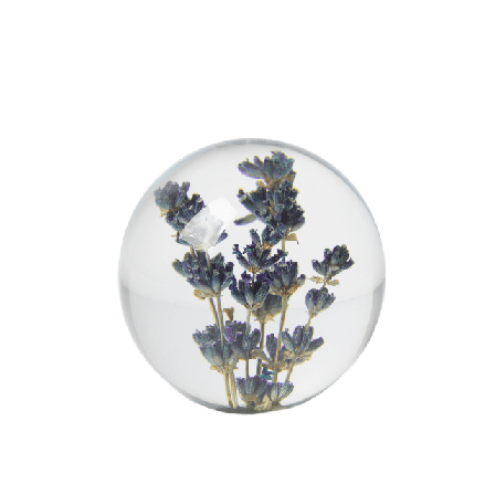 In Flore Lavender Pappersvikt, Brevtyngd Inredningsdetaljer Lila 8 cm