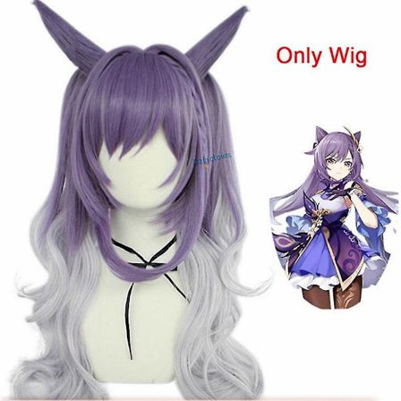 Spel Genshin Impact Cosplay Halloween Amber Lisa Keqing Mona Cosplay Kostym Peruk Genshin Impact Cosplay