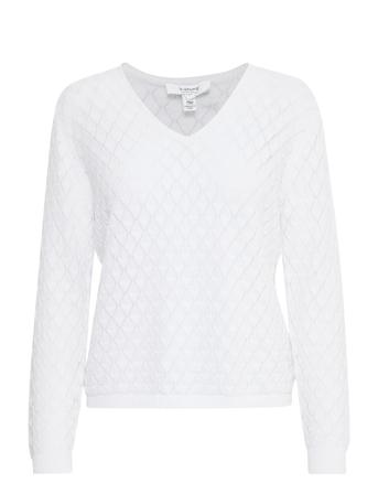 Bynaski Vneck 2 - B.young White