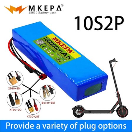 10S2P 36V 100000mAh 36v elektrisk scooter batteri Lithium elektrisk scooter 500W elektrisk scooter batteri 36v 10s2p batteri