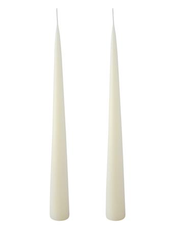 Hand Dipped Decoration Candles, 2 Pack Home Decoration Candles Pillar Candles Creme Kunstindustrien