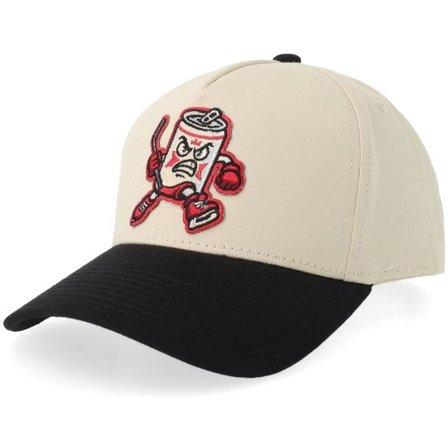 Not For Sale - Beige adjustable Keps - Beer League Stone/Black A-frame Adjustable @ Hatstore