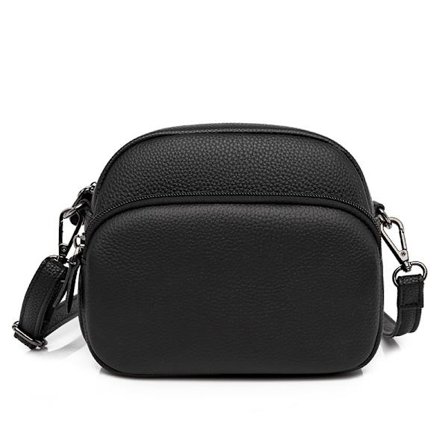 Aito nahkainen Crossbody laukku - tyylikäs ja tilava