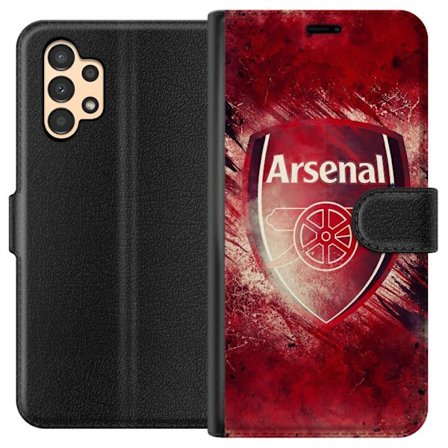 Yhteensopiva Lompakkokotelo Samsung Galaxy A13 Arsenal Jalkapallo