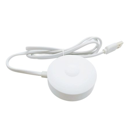 Rejseklar elektrisk tandbørste opladningsstation magnetisk USB-strømfod med 1 meter kabel