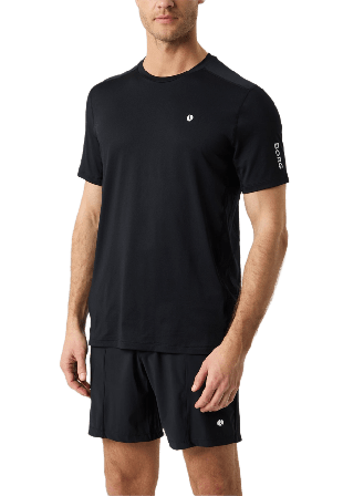 Björn Borg Sport Ace Mesh Panel T-Shirt Underkläder Herr Svart L