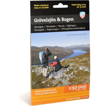 Calazo förlag Grövelsjön & Rogen 1:50.000 literature Black OneSize