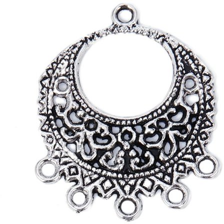 20 kpl lahja hopeanvärinen 1-5 liitinlöydöt 27 x 34 mm