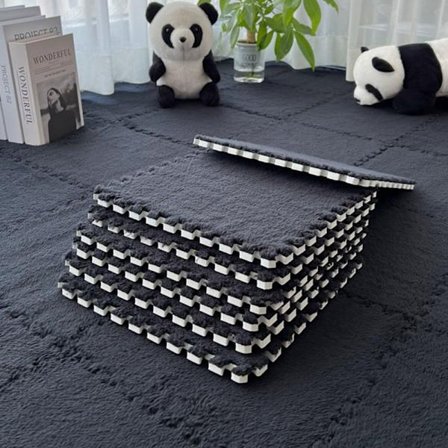 10 stk. 30*30 cm Baby Legegulv Træningsmåtte Børn SORT_ma