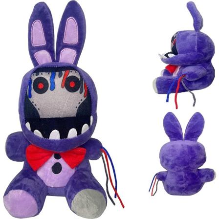 Wither Purple Rabbit Plyschleksaker, 11 tum FNAF Security Breach Bonnie Doll, Samlarobjekt Nightmare Freddy Plyschleksaker (Wither Purple Rabbit)-