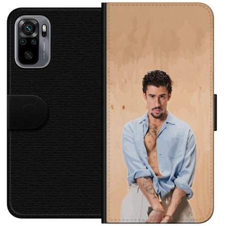Yhteensopiva Lompakkokotelo Xiaomi Redmi Note 10S Bad Bunny Super Bowl-inspiroima grafiikka, jossa NFL-trofe ja San Franciscon silta urheilusuunnittel