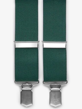 John Henric Men's Grüne Hosenträger Size 35mm