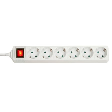 Lindy 73103 power extension 6 AC outlet(s) Indoo.. Factory Sealed