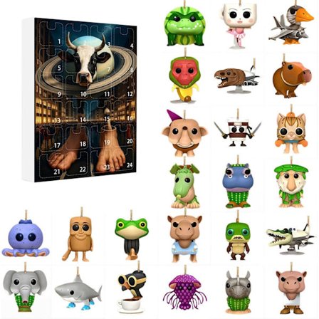 Tung Tung Tung Sahur Adventskalender, 24 dagars nedräkningskalender, 2025 Adventskalender Kollektion Dekorativ gåva E—yux{FY}