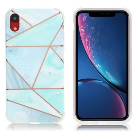 Marmor etui til iPhone Xr - Grøn