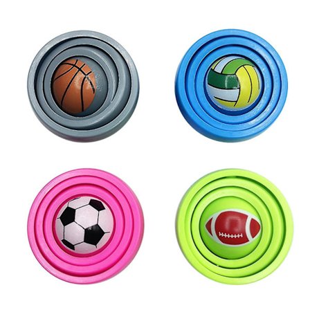 Fingertoppsnurra Fickstorlek Flerskikts Roterande Fotboll Basket 3d Gyro Stressavlastning Nyhet Leksaker Dekompressionsboll Fidget Anti Stress Leksak 