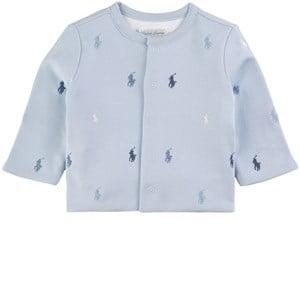 Kids - Ralph Lauren Reversible Embroidered Cardigan Light Blue 6 Months - Jumpers and knitwear - 6 months - Blue