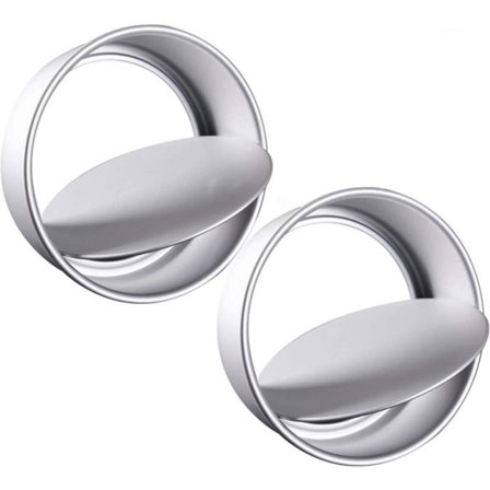 2-pakning rund kakeform med avtakbar bunn for baking av runde kaker
