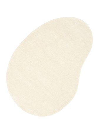 Plain (Single Colored) Beanie Rug - Ivory White 200X300 Wool