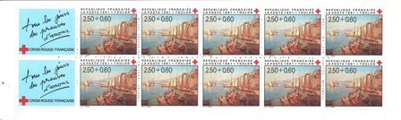 Frankrig 1991 - Røde Kors frimærkehæfte YT 2040