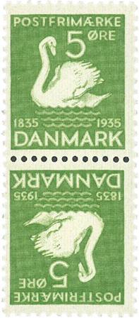 Danmark - Tête-bêche AFA TB5 - Ubrugt