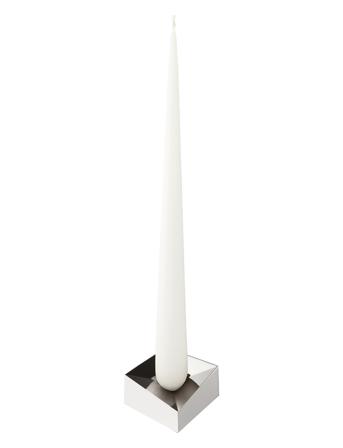 Reflect Candle Holder Home Decoration Candlesticks & Tealight Holders Candlesticks Sølv STOFF Nagel