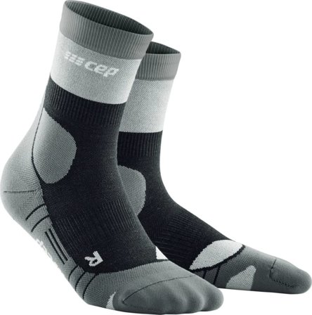 CEP Sports Women's Hiking Light Merino Mid-Cut Socks Women hiking socks Grey 3