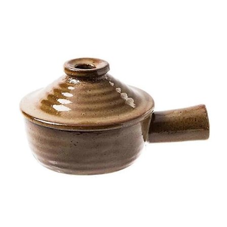 Kreativ Gryta Gryt Grov Keramik Mikrovågsugn Liten Gryta Hushållslergryta Ris Högtemperatur Soppgryta Hälsosam Soppgryta Med Lock