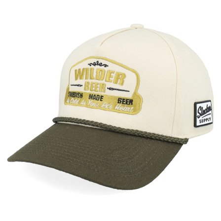 Slacker Supply - Beige adjustable Lippis - Wilder Beer Rope Stone/Olive A-frame Adjustable @ Hatstore
