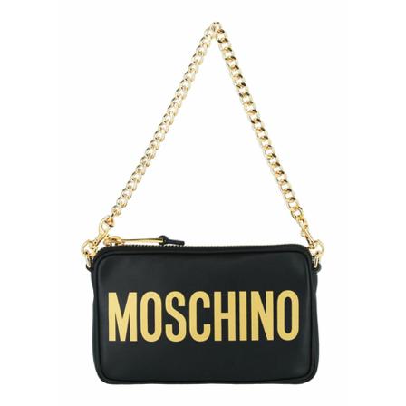 Moschino, Cross Body Bags Czarny, Kobieta, Rozmiar: ONE Size
