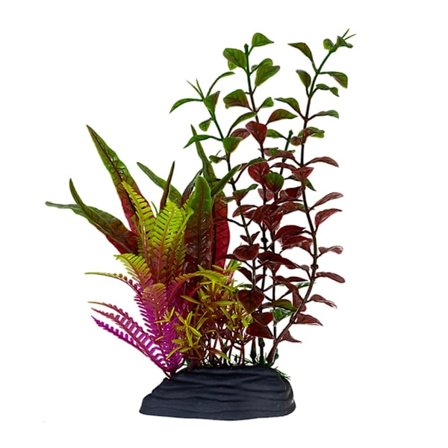 Vedenalainen keinotekoinen realistinen vihreä kasviornamentti vesikasvi akvaarioon Akvaariomaisema Värikäs koristelu