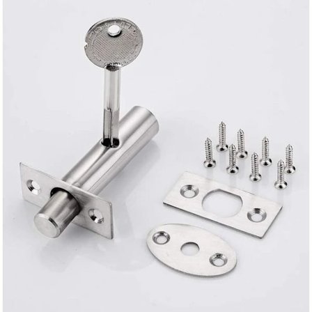 【xj】 Ruostumattomasta teräksestä valmistettu piilotettu kahva, näkymätön putkilukko lukituspulteilla ja piilotettu oven rauta hätäsulkimia varten