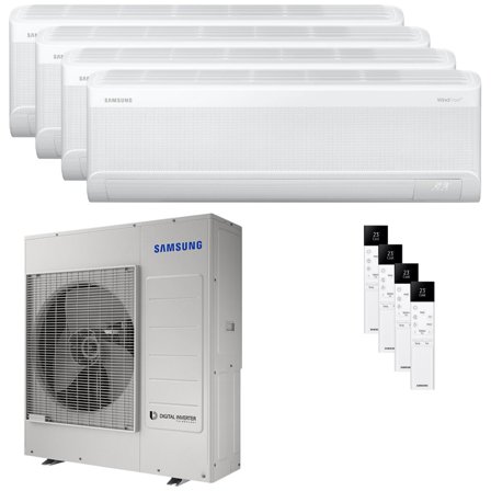 Condizionatore Samsung Windfree Avant S2 quadri split 12000+12000+12000+12000 BTU inverter A++ wifi unità esterna 10 kW
