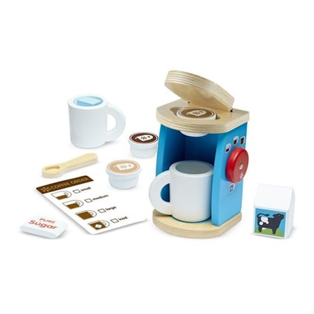 Kaffemaskine i træ, Kaffekapselmaskine i træ - Melissa & Doug