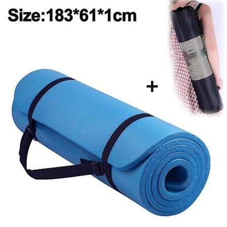 Yogamatte, Sklisikker Treningsmatte, Matte Treningsmatte Med Bærestropp For Kvinner Yoga, Pilates, Meditasjon, Hjemmetrening, Gulvøvelser