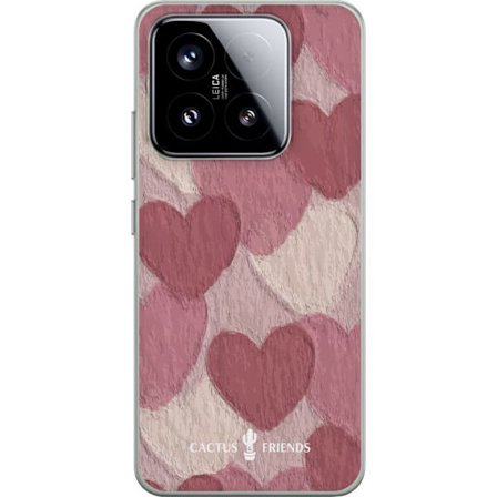 Yhteensopiva Puhelinkuori Xiaomi Xiaomi 15 Cactus and Friends - Blush Paper Hearts