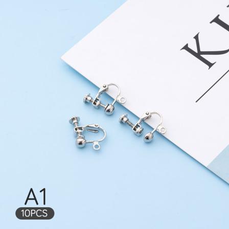 10st Diy Smycken Tillbehör Örhängen Stingless Smärtfri U-sha