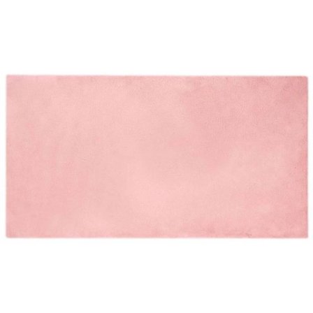 Matta - underlag matta Vidaxl Matta i syntetisk kaninpäls Olite rosa 80 x 150 cm