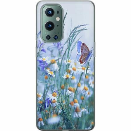 Oneplus 9 Pro Genomskinligt Skal Blommor