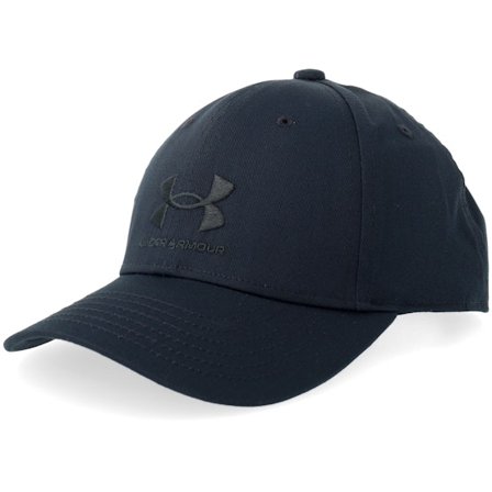Under Armour - Schwarz Adjustable Cap - Kids Essential Low Lockup Black Adjustable @ Hatstore
