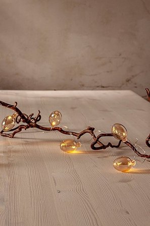 Jotex - SHIMMER ljusslinga Transparent - Köp Dekorativ belysning hos Jotex