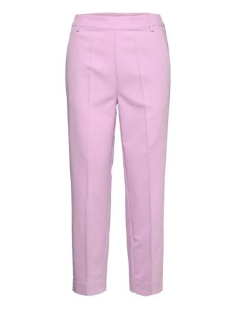 Kasakura Hw Cropped Pants Pink Kaffe