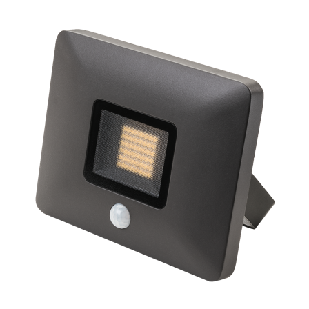 SG Armaturen Flom Midi Lyskaster grafitt, 23 W, 3000K Med sensor, Belysning