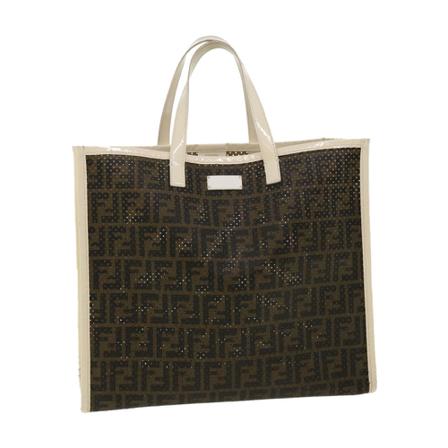 Fendi Vintage, Tote Bags Bruin, Dames, Maat:ONE Size